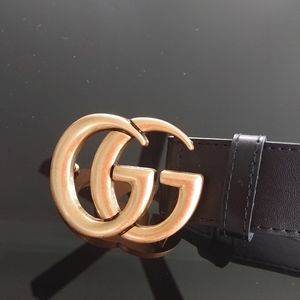 Luxury leather belt